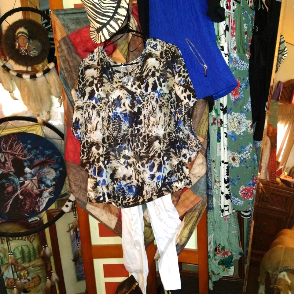 Black Dress Jacket, Blue Vest